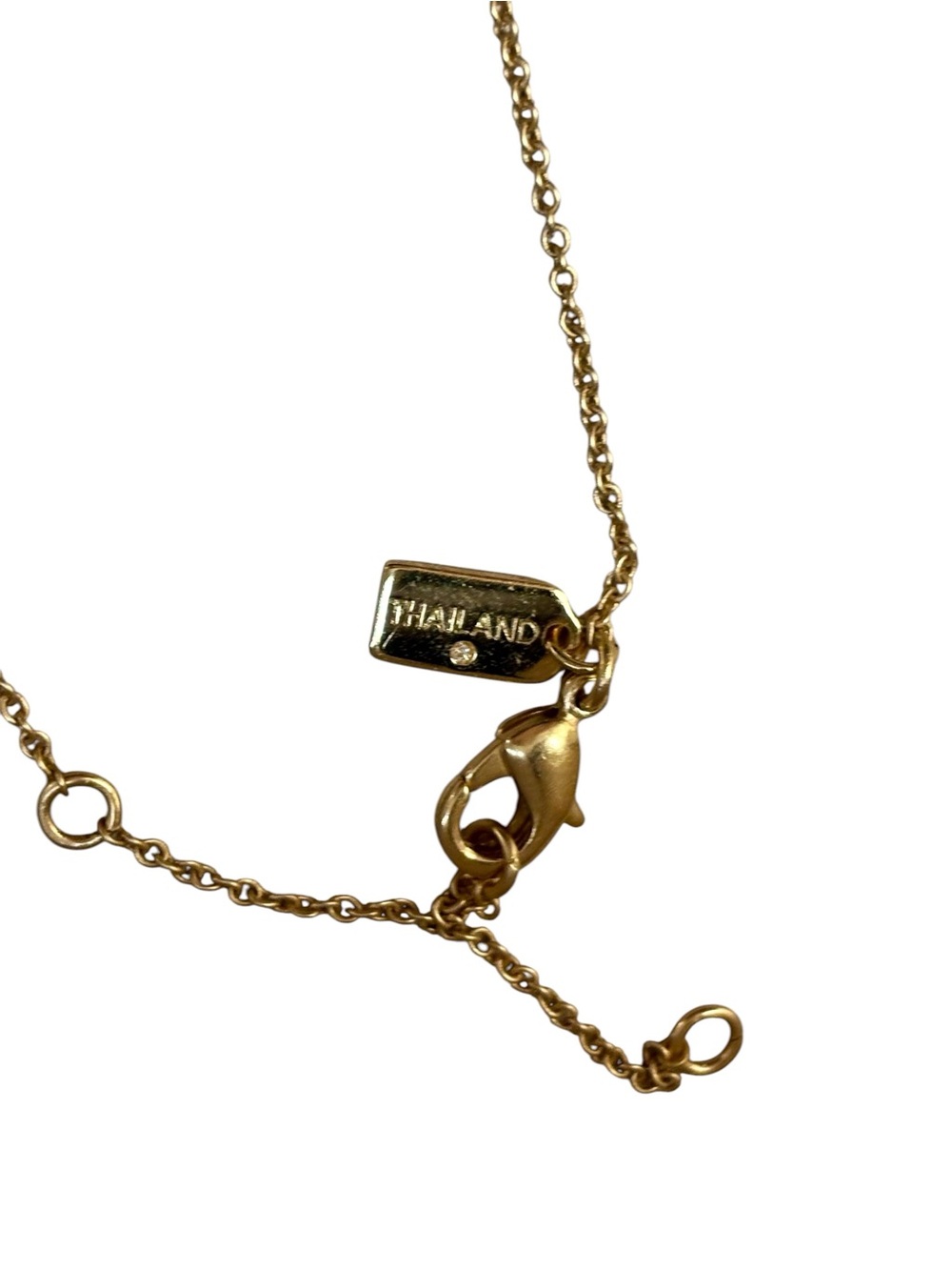 NWT Coach Heart Cluster Pendant Necklace Gold Multi Crystal CDS73 - Picture 5 of 7